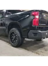 Road Armor Texture Black Spartan Rear Bumper Chevrolet Silverado 1500 2019-2021                                     - 3191XR0B - Image 3