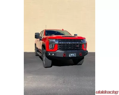 Road Armor Texture Black Stealth Front Non-Winch Bumper for 2021 Chevrolet Silverado 2500/3500 - 3202F0B-NW