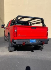 Road Armor Texture Black Stealth Rear Non-Winch Bumper for 2021 Chevrolet Silverado 2500/3500                                     - 3202R0B - Image 2