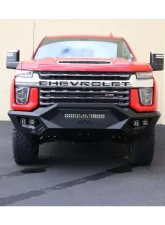 Road Armor Texture Black Spartan Front Bumper Bolt-On Pre-Runner Guard Chevrolet Silverado 2500 | 3500 2021                                     - 3202XFPRB - Image 2