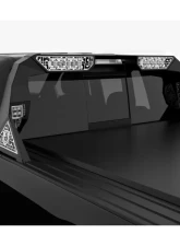 Road Armor Raw iD Headache Rack with Bedrail Pod, Dual 10 Inch Pod, Brake Lamp Relief and iD Ram 1500  | 2500 | 3500 2010-2019                                     - 4091DHRP-C2-MD - Image 2