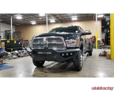 Road Armor Texture Black Spartan Front Bumper Bolt-On Pre-Runner Guard Ram 2500 | 3500 2010-2019 - 4102XFPRB