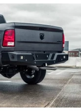 Road Armor Texture Black Spartan Rear Bumper Ram 2500 | 3500 2010-2019                                     - 4102XR0B - Image 2