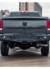 Road Armor Texture Black Spartan Rear Bumper Ram 2500 | 3500 2010-2019                                     - 4102XR0B - Image 3