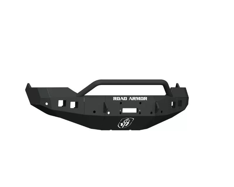 Road Armor Texture Black Stealth Front Winch Bumper with Pre-Runner Guard Ram 1500 2013-2018 - 413F4B