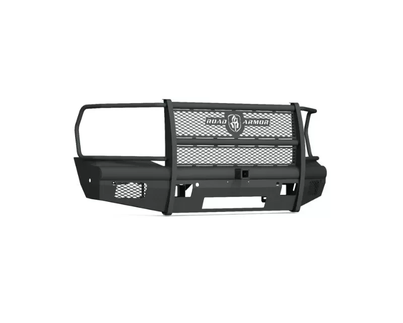 Road Armor Texture Black Vaquero Front Non-Winch Bumper Full Guard with 2 Inch Receiver and 6 Sensor Ram 2500 | 3500 | 4500 | 5500 2019-2021 - 4192VF26B