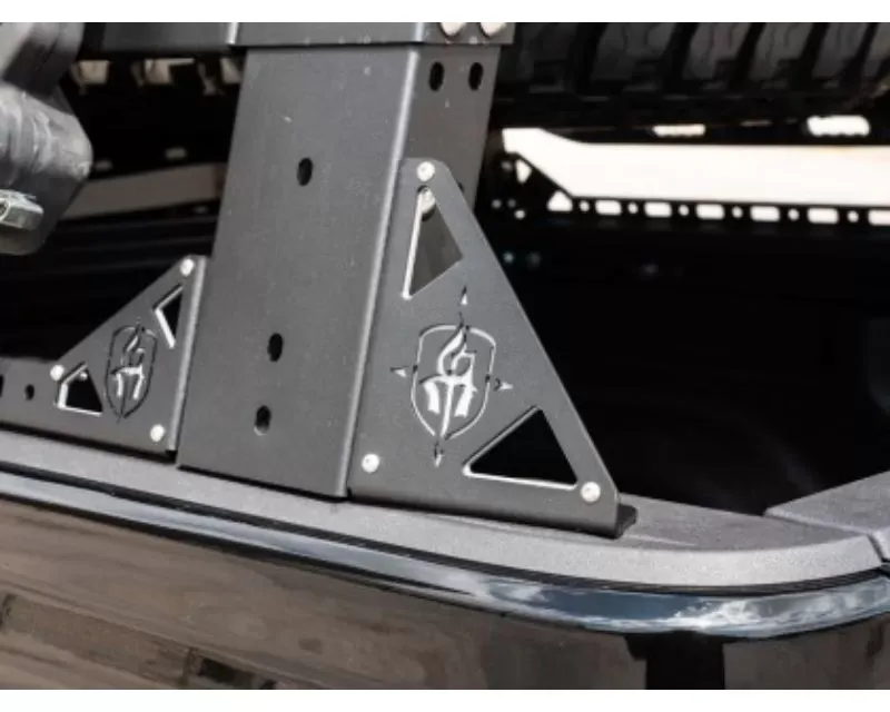 Road Armor Texture Black Treck Drill-Less Rack Base Mounting Bracket Kit Toyota Tacoma 2005-2019 - 500BRS-BRKTKIT