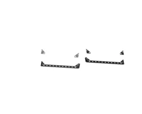 Road Armor Pair Treck Dual Lower 5ft Bed Mid-Size Truck Rail Mounts