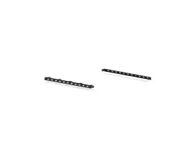 Road Armor Texture Black Pair Treck Dual Upper 5ft Bed Accessory Rail and 5-Light Mounts