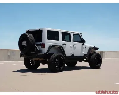 Road Armor Texture Black 4 Doors Stealth Rear Fender Flare Body Armor Jeep Wrangler 2007-2018 - 507AFR0B