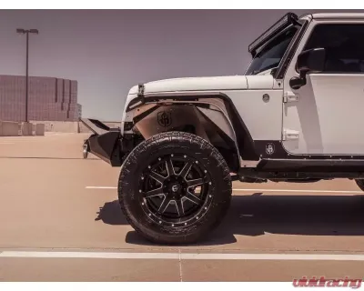 Road Armor Raw Stealth Front Fender Liner Body Armor Jeep Wrangler 2007-2018 - 507LFF0Z