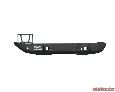 Road Armor Texture Black Stealth Mid Width Rear Bumper Jeep Wrangler 2018-2022 - 5182R0B