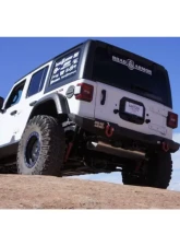 Road Armor Texture Black Stealth Mid Width Rear Bumper Jeep Wrangler 2018-2022                                     - 5182R0B - Image 2