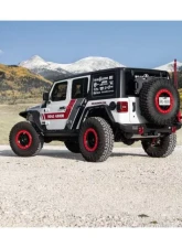 Road Armor Texture Black Rear Fender Flare Body Armor Jeep Wrangler 2018-2022                                     - 518AFR0B - Image 2