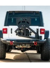 Road Armor Texture Black Stealth Wide Rear Fender Flare Body Armor Jeep Wrangler 2018-2022                                     - 518AFRWB - Image 3