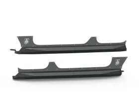 Road Armor Texture Black Stealth Rocker Armor Panel and Guard Jeep Wrangler 2018-2022