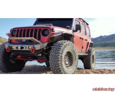 Road Armor Raw Stealth Front Fender Liner JL Body Armor Jeep Wrangler 2018-2022 - 518LFF0Z