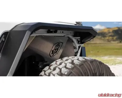 Road Armor Raw Stealth Front Fender Liner JL Body Armor Jeep Wrangler 2018-2022 - 518LFF0Z