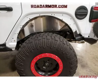Road Armor Raw Stealth Rear Fender Liner Body Armor Jeep Wrangler 2018-2022 - 518LFR0Z
