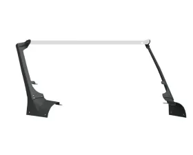 Road Armor Texture Black Stealth A-Pillar 51.5 Inch Light Mounts with Lower Mount Jeep Wrangler 2018-2022