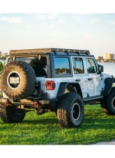 Road Armor Modular Roof Rack 4 Doors Jeep Wrangler 2018-2022                                     - 518RRS81B - Image 3