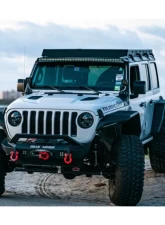 Road Armor Modular Roof Rack 4 Doors Jeep Wrangler 2018-2022                                     - 518RRS81B - Image 5