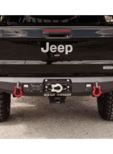 Road Armor Texture Black 9500 Pounds Remote Winch Stealth Rear Winch Bumper Jeep Gladiator 2020-2022                                     - 5203R0B - Image 4