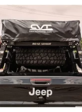 Road Armor Texture Black Treck OEM Spare Tire Winch Relocation Mount Jeep Gladiator 2020-2021                                     - 520BRS-STM - Image 2