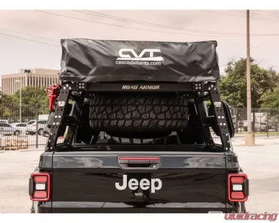 Road Armor Texture Black Treck OEM Spare Tire Winch Relocation Mount Jeep Gladiator 2020-2021 - 520BRS-STM