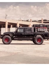 Road Armor Texture Black Stealth Running Board Step 4 Doors Jeep Gladiator 2020-2022                                     - 520STP4B - Image 4