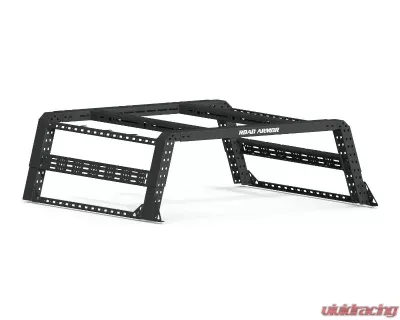 Road Armor Texture Black 5-1/2-6ft Bed Treck Adjustable Bed Rack with Brackets, Strap and Rails Chevrolet Colorado 2015-2020 - 560BRS59B-OVLD