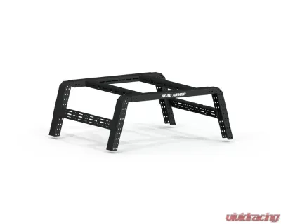 Road Armor Texture Black 5 1/2-6ft Beds Treck Adjustable Bed Rack with Brackets, Starps and Rails Ford Raptor 2009-2014 - 605BRS59B-OVLD