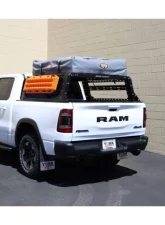 Road Armor Texture Black 5 1/2-6ft Beds Treck Adjustable Bed Rack with Brackets, Starps and Rails Ford Raptor 2009-2014                                     - 605BRS59B-OVLD - Image 2