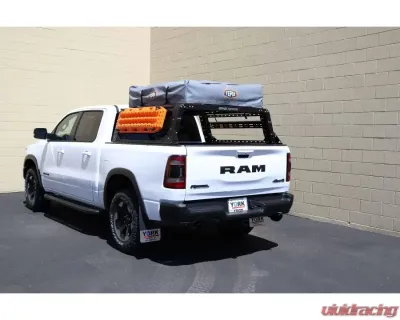 Road Armor Texture Black 5 1/2-6ft Beds Treck Adjustable Bed Rack with Brackets, Starps and Rails Ford Raptor 2009-2014 - 605BRS59B-OVLD