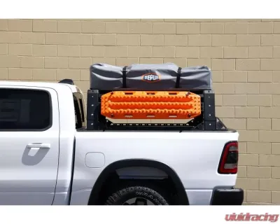 Road Armor Texture Black 5 1/2-6ft Beds Treck Adjustable Bed Rack with Brackets, Starps and Rails Ford Raptor 2009-2014 - 605BRS59B-OVLD