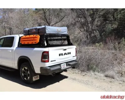 Road Armor Texture Black 5 1/2-6ft Beds Treck Adjustable Bed Rack with Brackets, Starps and Rails Ford Raptor 2009-2014 - 605BRS59B-OVLD