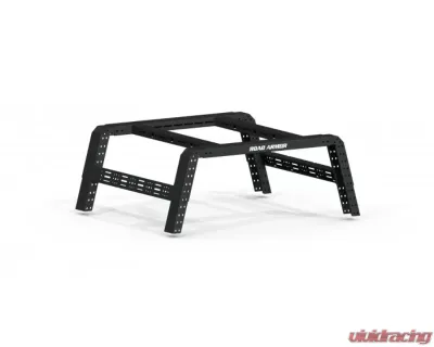 Road Armor Texture Black 5-1/2 -6ft Beds Treck Adj Bed Rack with Brackets, Straps and Rails Chevrolet Silverado 1500 2014-2022 - 610BRS59B-OVLD