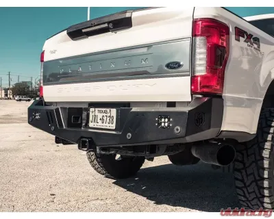 Road Armor Texture Black Spartan Rear Bumper Ford F-250 | F-350 | F-450 2017-2022 - 6172XR0B