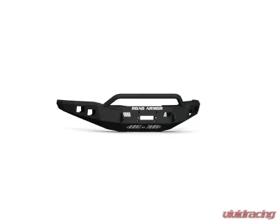 Road Armor Texture Black Stealth Front Winch Bumper with Pre-Runner Guard Ford F-150 2018-2020 - 6181F4B