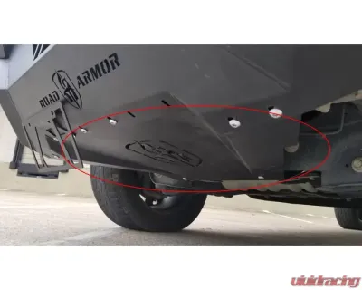 Road Armor Texture Black Spartan Front Bumper Skid Plate for Ford F-150 2018-2020 - 6181XFSPB