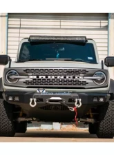 Road Armor Texture Black Stealth A-Pillar Light Mounts Ford Bronco 2021-2022                                     - 6213ALMP0B - Image 2