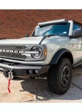Road Armor Texture Black Stealth A-Pillar Light Mounts Ford Bronco 2021-2022                                     - 6213ALMP0B - Image 3
