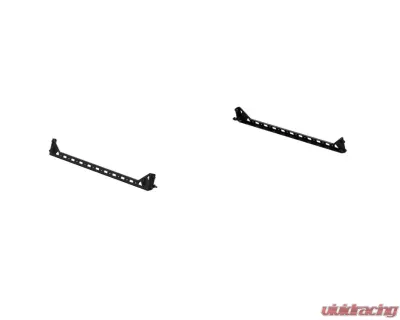 Road Armor Texture Black Pair Treck Dual Lower 6-1/2ft Bed Accessory Rail Mounts - 650BRS-SMK-590