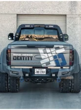 Road Armor Raw iD Headache Rack with Bedrail Pod, Dual 10 Inch Pod, Brake Lamp Relief and Hyve Ford F-250 | F-350 | F-450 1999-2021                                     - 6992DHRP-C2-MH - Image 2
