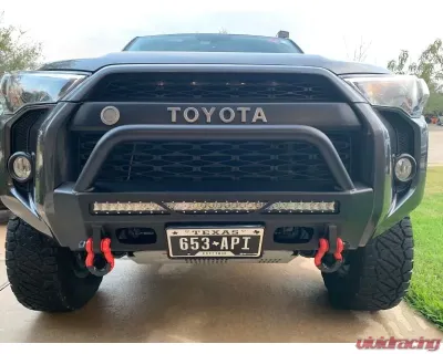 Road Armor Texture Black Stealth Front Low Profile Winch Bumper for 2014-2022 Toyota 4Runner - 9151FR4B