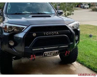 Road Armor Texture Black Stealth Front Low Profile Winch Bumper for 2014-2022 Toyota 4Runner - 9151FR4B
