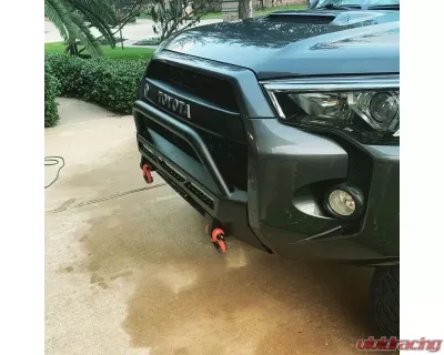 Road Armor Texture Black Stealth Front Low Profile Winch Bumper for 2014-2022 Toyota 4Runner - 9151FR4B
