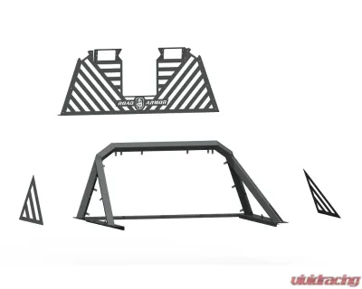 Road Armor Texture Black Stealth Headache Racks Ford F-250 | F-350 | F-450 2017-2022 - HR-617BB