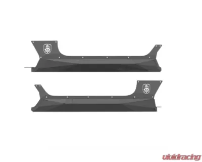 Road Armor Texture Black 2 Doors Stealth Rocker Guards Jeep Wrangler JL 2018-2023 - 518ARG2B