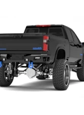 Road Armor Powder Coated Black Light Texture Shackle End Pods| Beauty Ring | Accent Lights Identity Rear Bumper GMC | Chevy 2500 | 3500 2020-2021                                     - 3202DR-B0-P2-MH-BH - Image 3